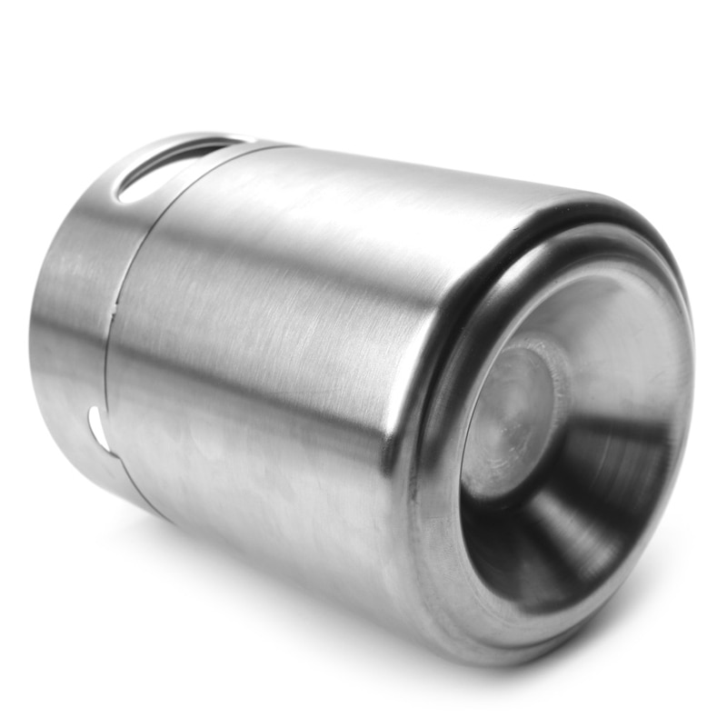 VFGTERTE 1PC 2L Beer Kegs Stainless Steel Mini Beer Growler for Party Beer Geek Wedding Home Kitchen Beer Brewing Kitchen Tools