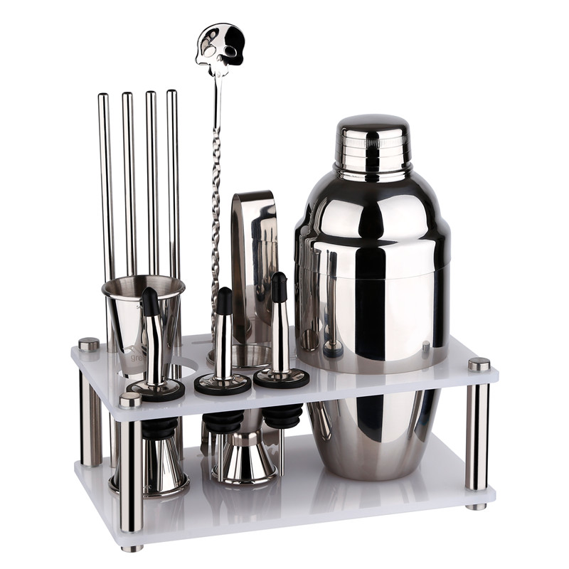 12 Pieces Stainless Steel Bar Set 12 Pieces Stainless Steel Bar Set
