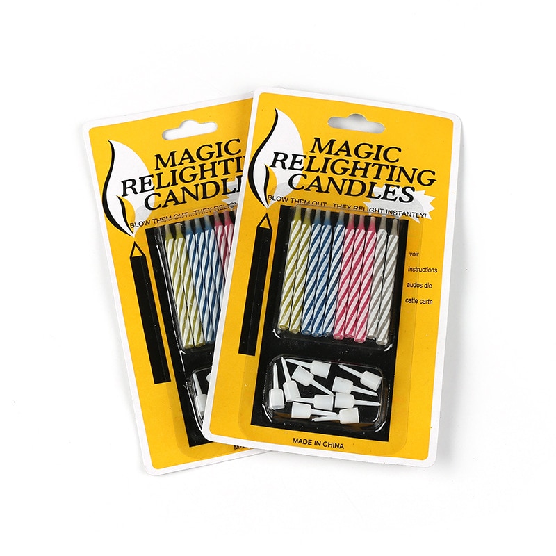 Props Candle Birthday Party Invincible Candle Props Relighting Candles Christmas Party Trick Funny Candle Home Decor