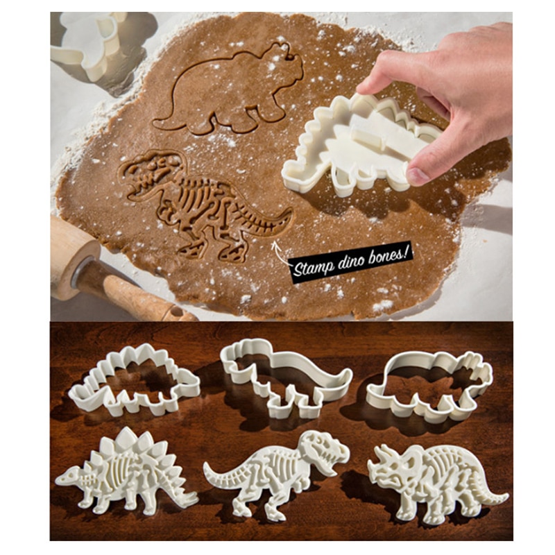 Dinosaur Cookie Cutters Embossing Molds