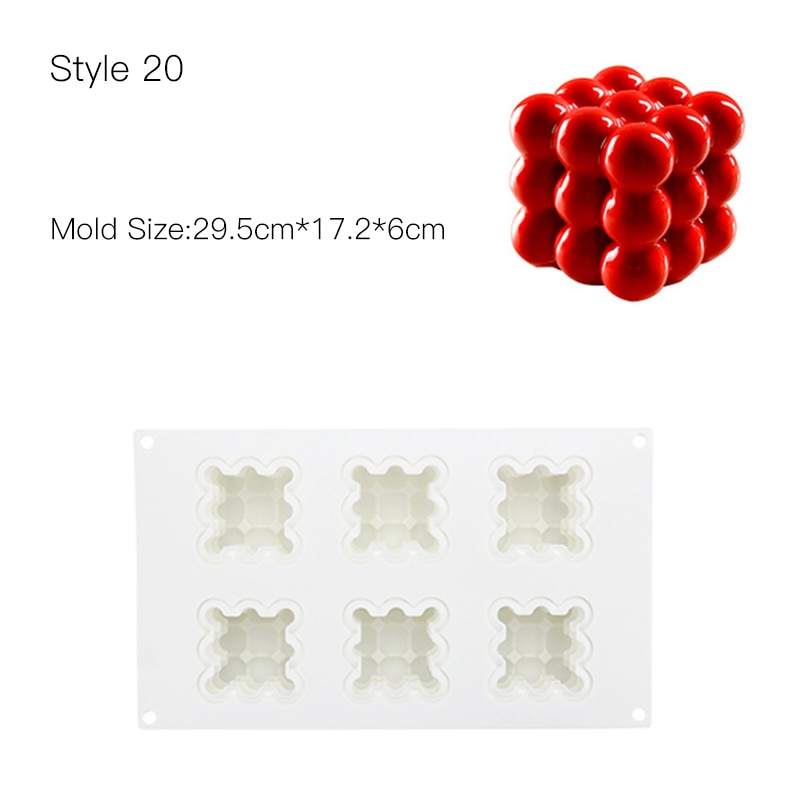 Silicone Cake Molds 3D Shapers