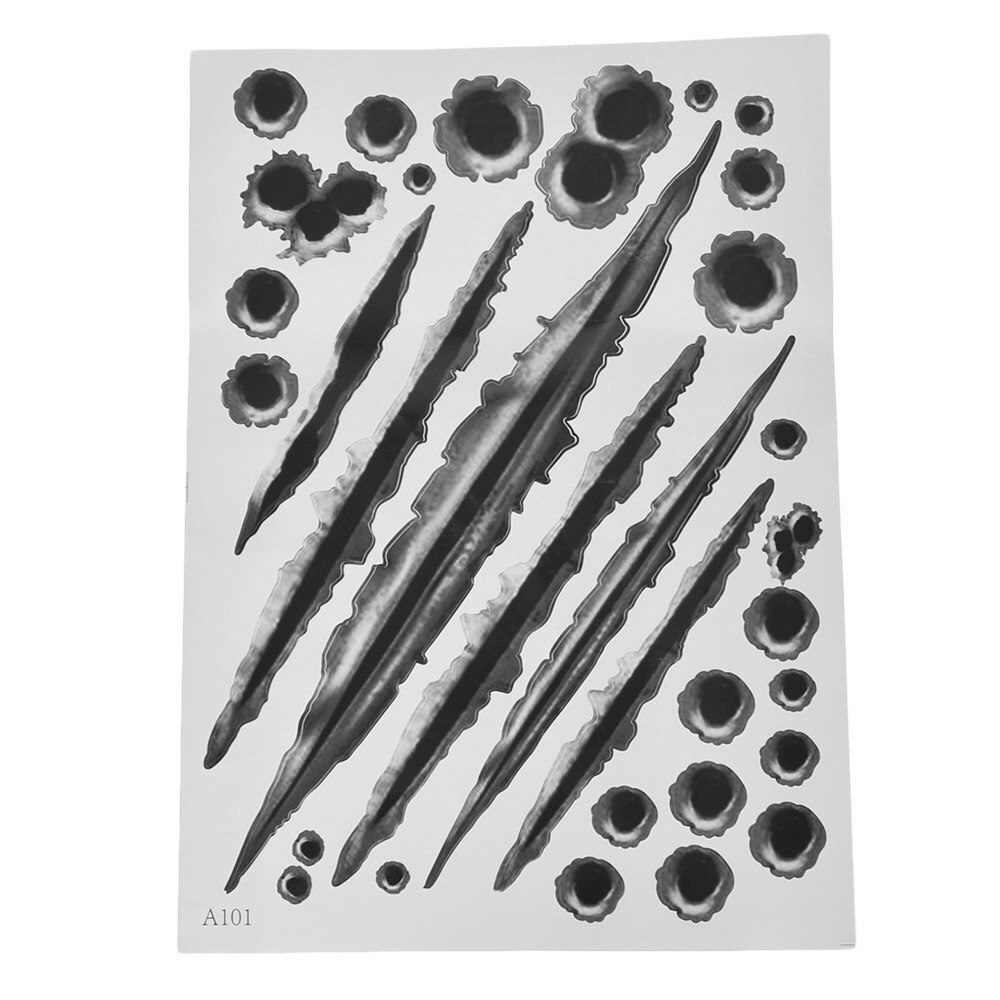 Bullet Hole Stickers Waterproof Car Decal
