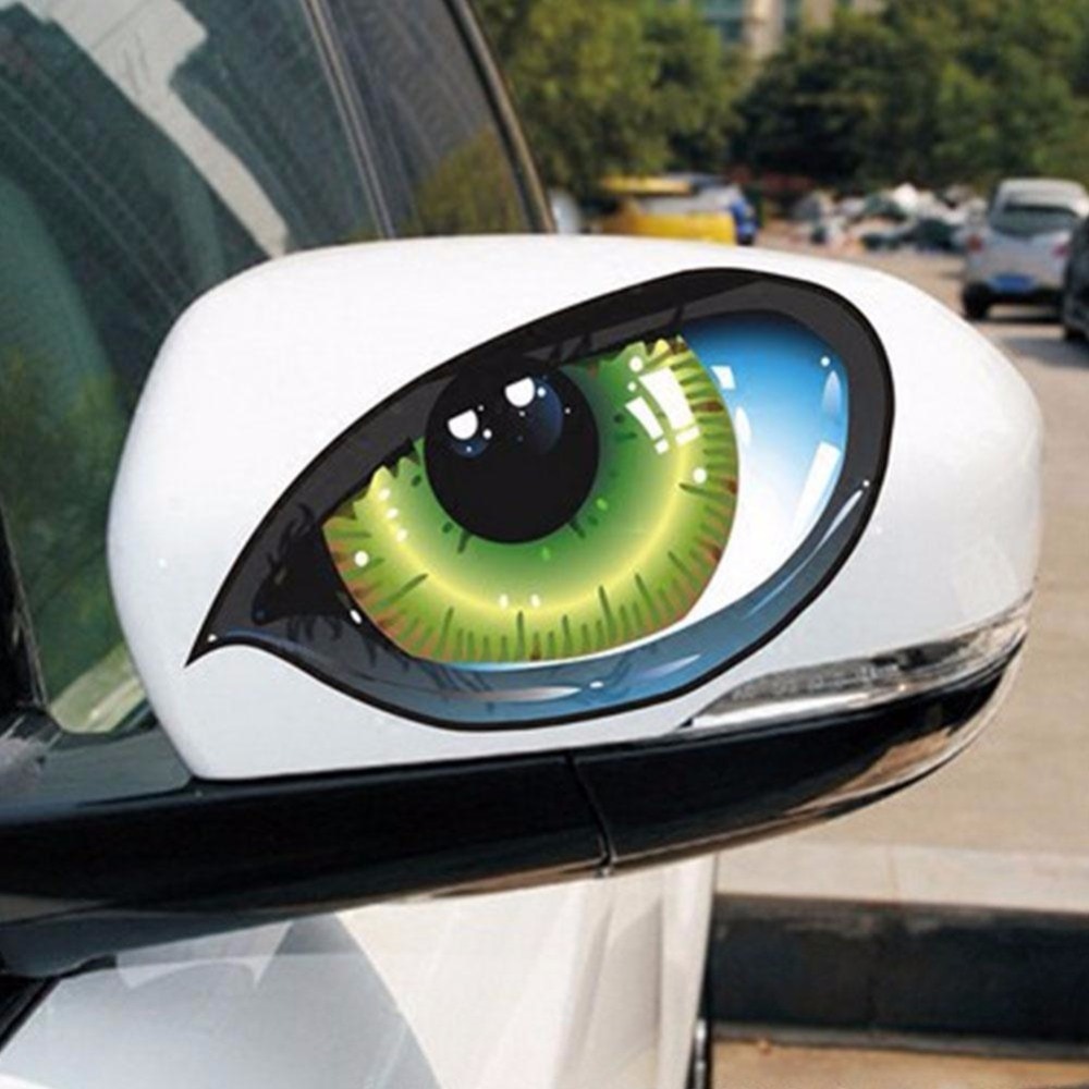 2pcs Car Decal Stickers Cat Eyes 2pcs Car Decal Stickers Cat Eyes