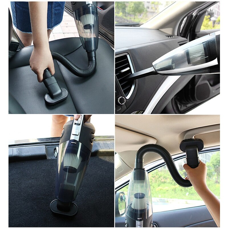 Rechargeable Car Vacuum Cleaner Handheld Powerful Cyclone Suction Cordless Cleaner Quick Charge for Car Home Pet Hair