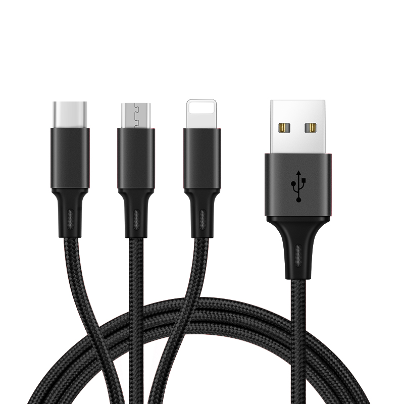 3-in-1 Fast Charging Universal USB Multi Charger Cable 3-in-1 Fast Charging Universal USB Multi Charger Cable