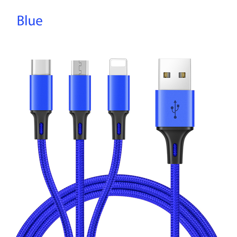 3-in-1 Fast Charging Universal USB Multi Charger Cable 3-in-1 Fast Charging Universal USB Multi Charger Cable