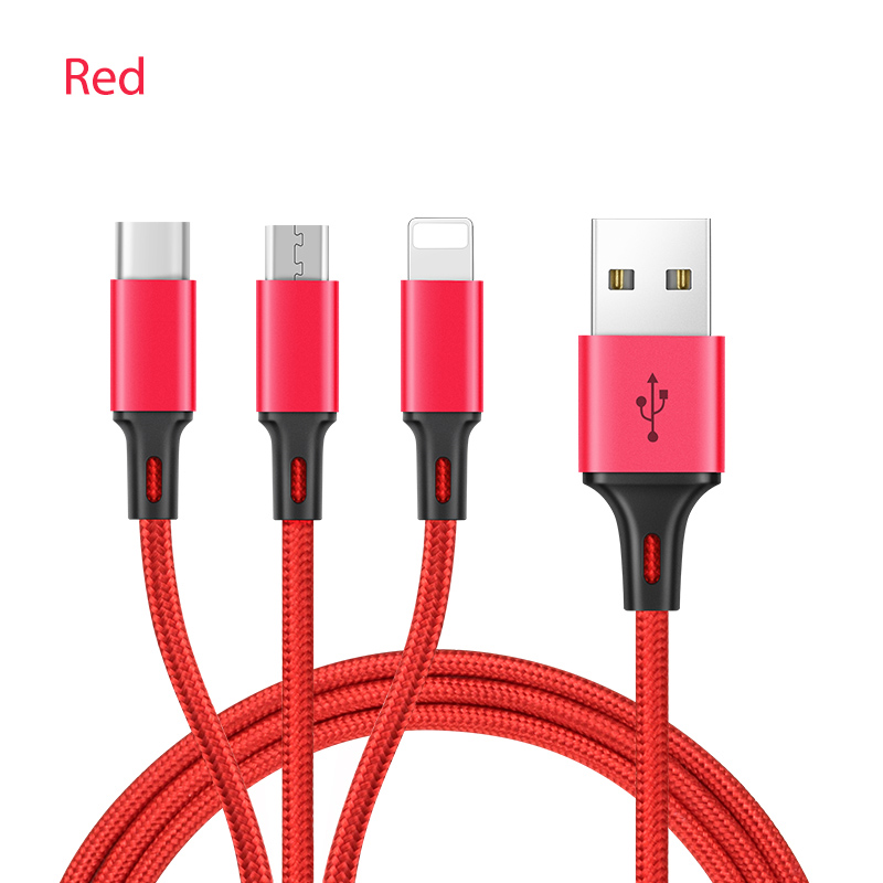 3-in-1 Fast Charging Universal USB Multi Charger Cable 3-in-1 Fast Charging Universal USB Multi Charger Cable